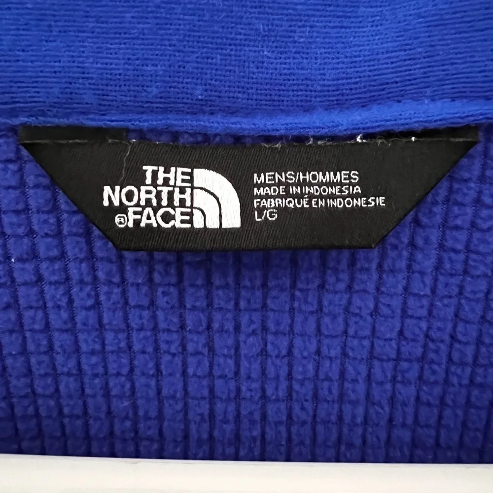The North Face Stretch 1/4 Zip Fleece Jacket Pullover Size Large